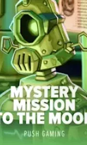 mystery mission to the moon slot logo